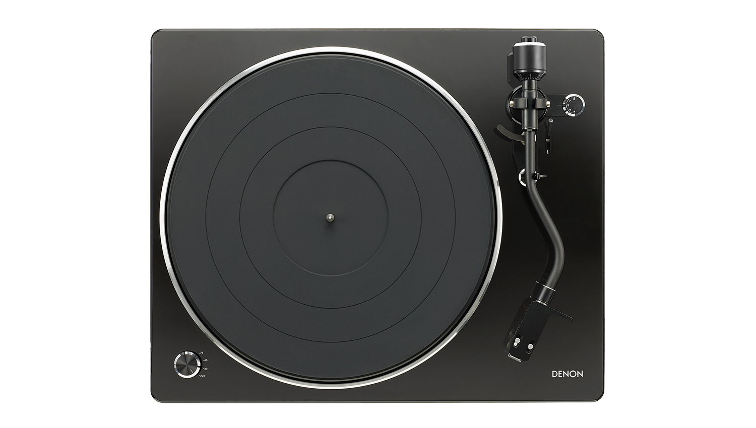 Đầu đĩa than màu đen Denon DP-400
