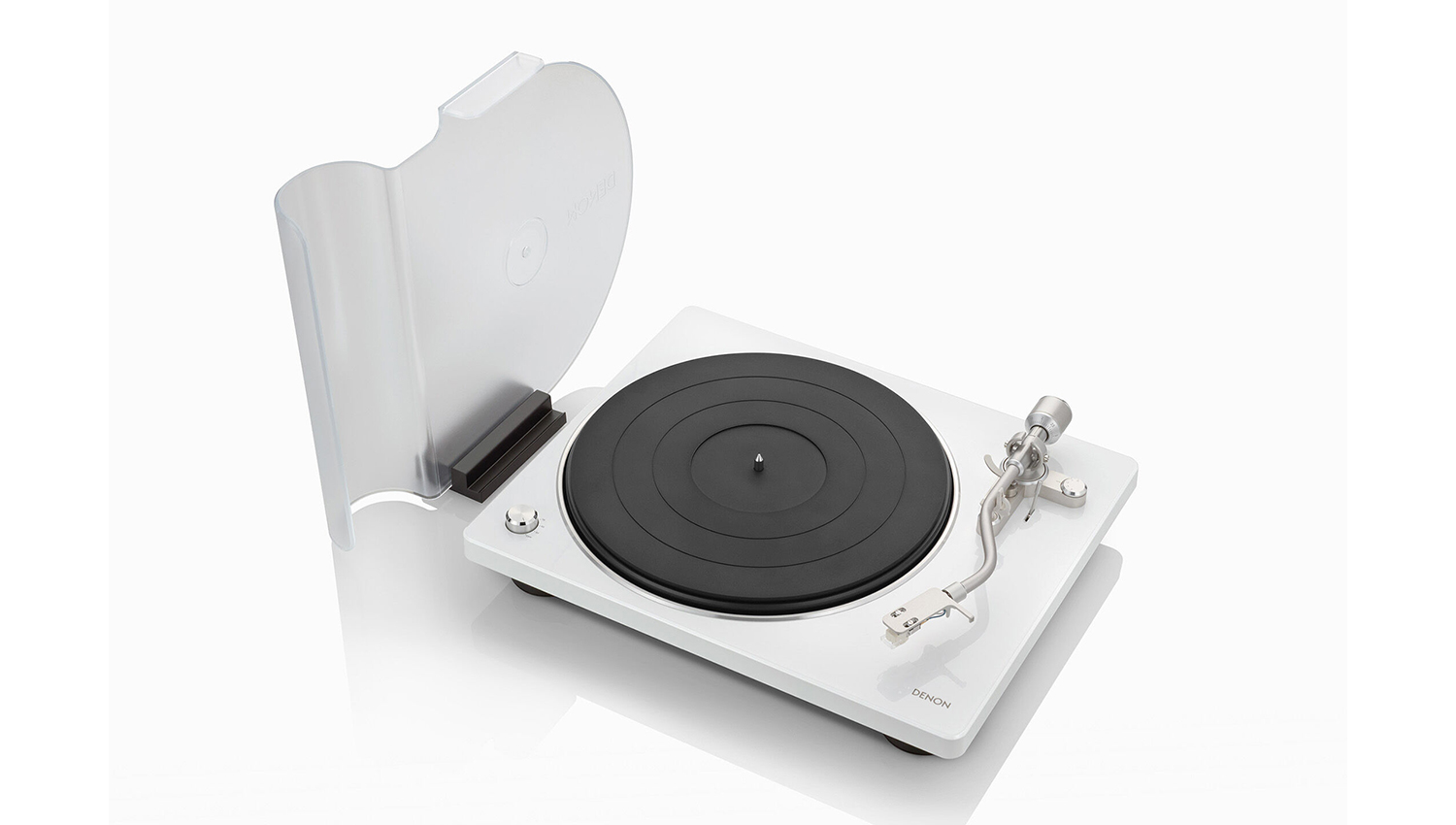 Đầu đĩa than Denon DP-400 màu trắng