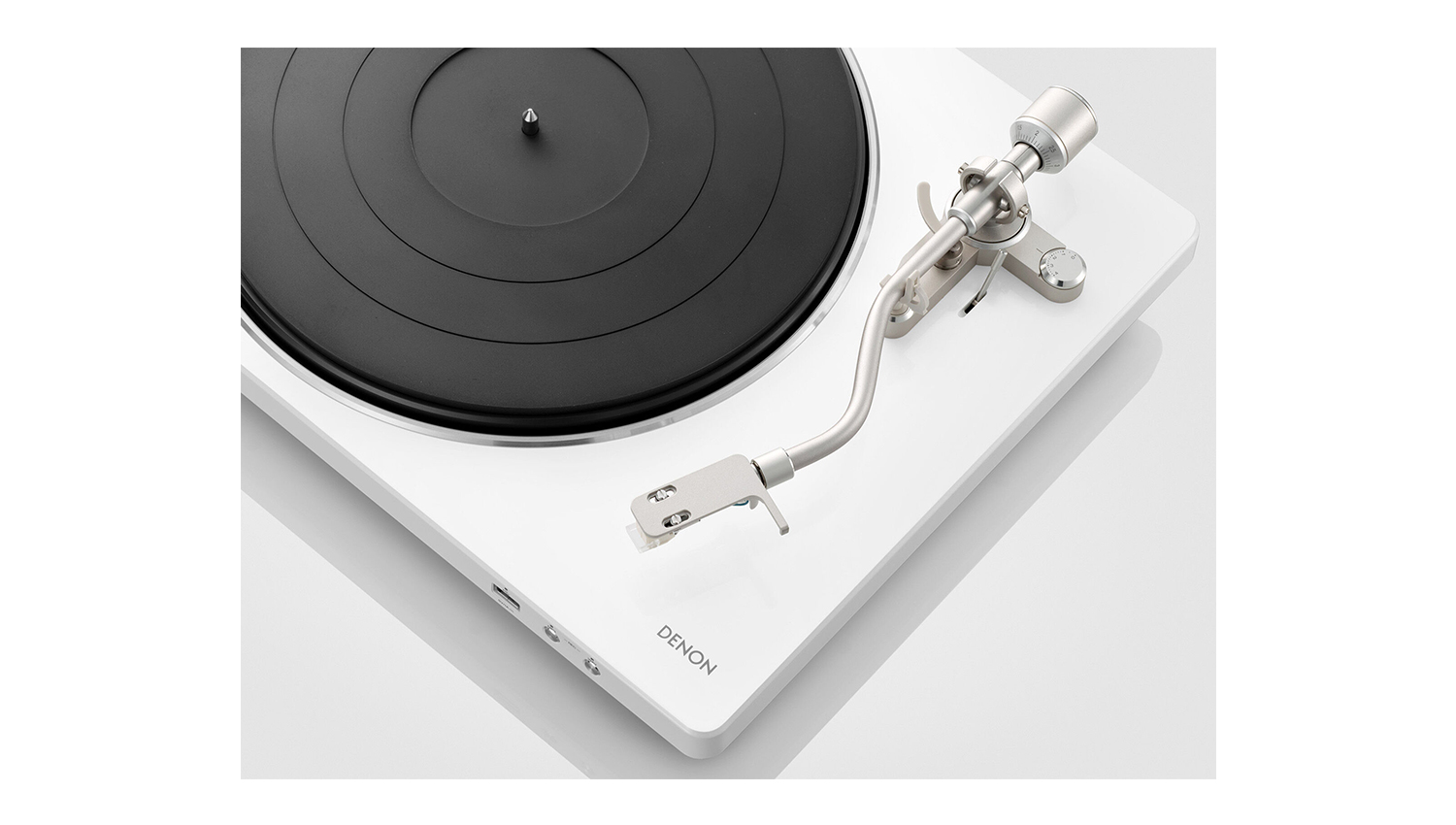 Đầu đĩa Than Denon DP-450USB màu trắng