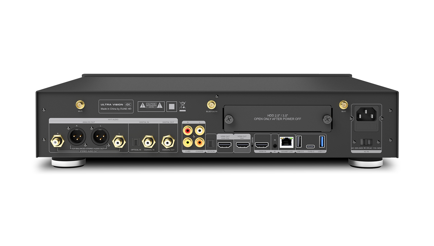 mặt sau Đầu Dune HD Ultra Vision 4K