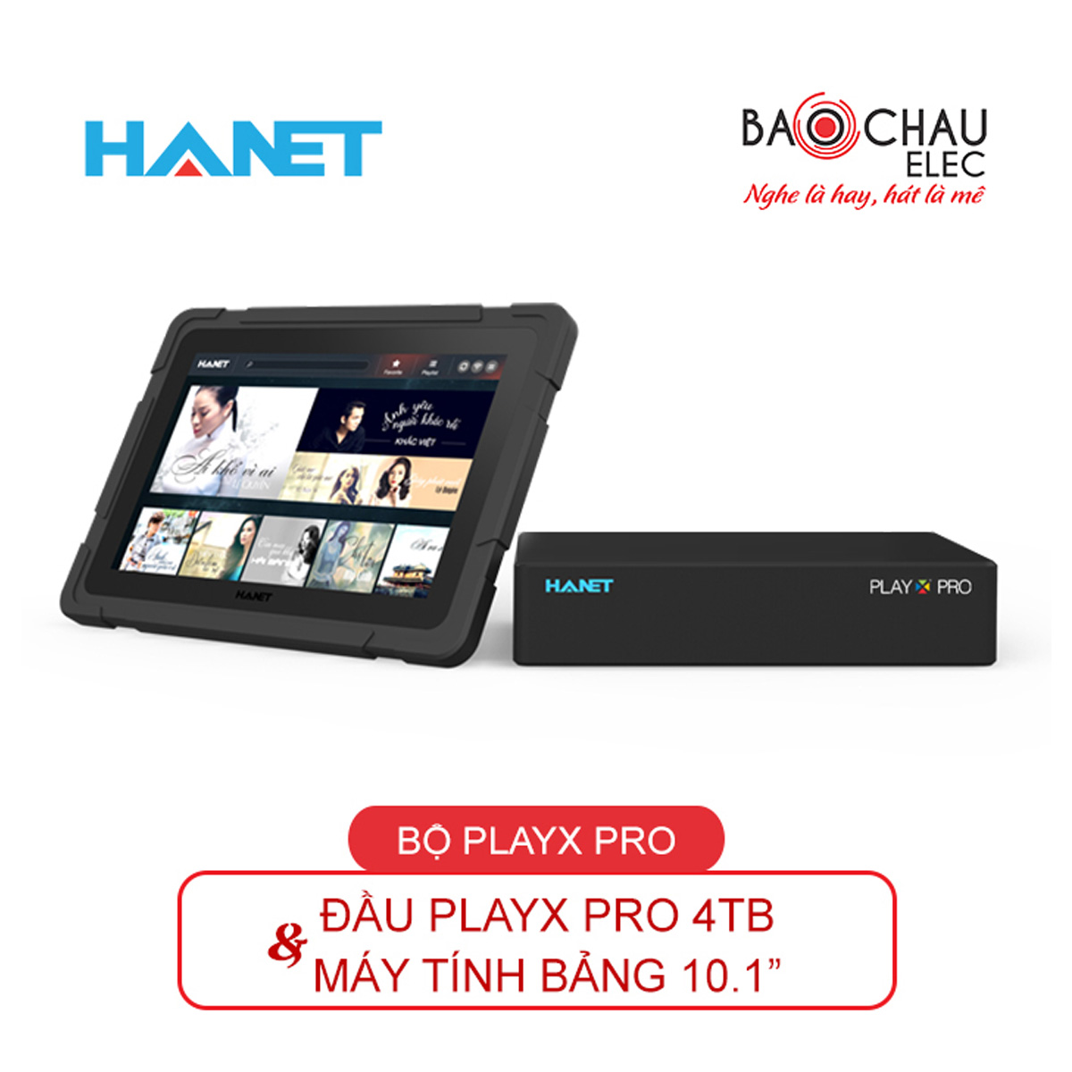 Combo Hanet (đầu PlayX Pro 4TB + Smarlist 10inch)