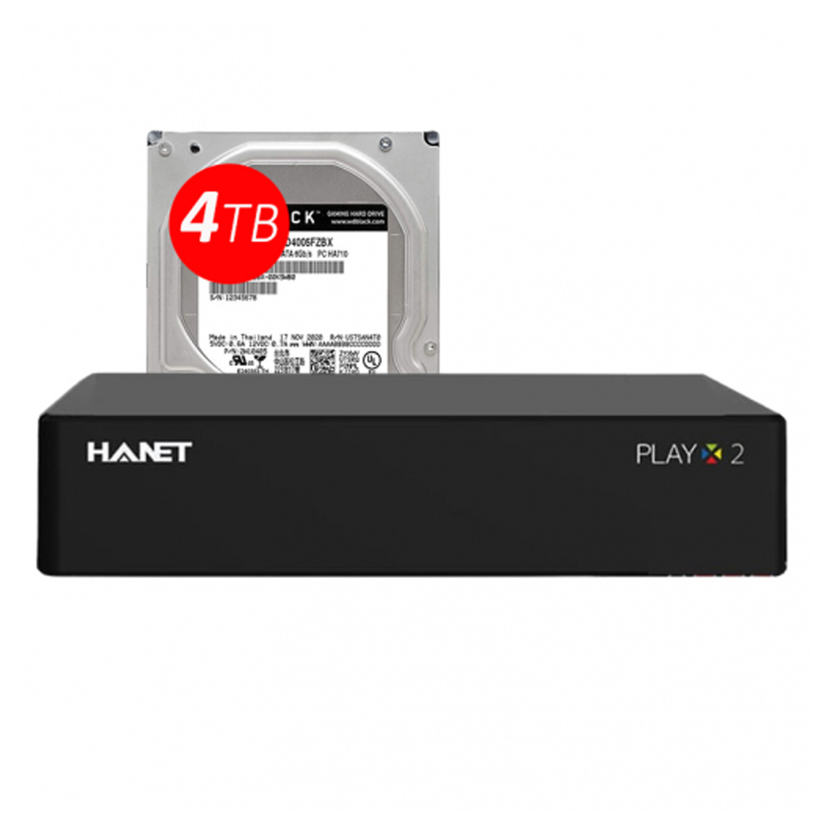 Đầu karaoke Hanet PlayX-2 4TB
