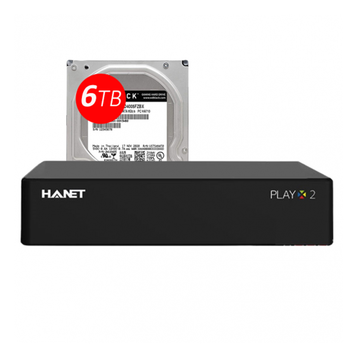 Đầu karaoke Hanet PlayX-2 6TB