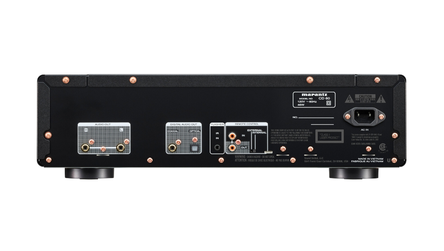 mặt sau Đầu Marantz CD-60