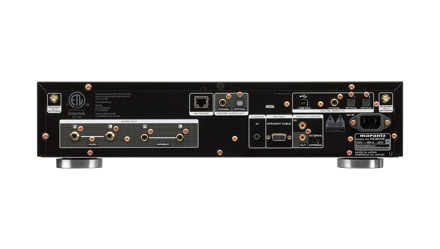 mặt sau Đầu Marantz ND8006