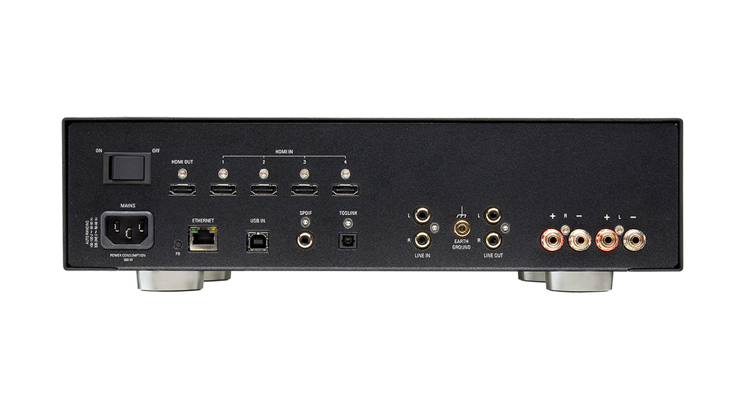 mặt sau Đầu phát nhạc Linn Majik DSM