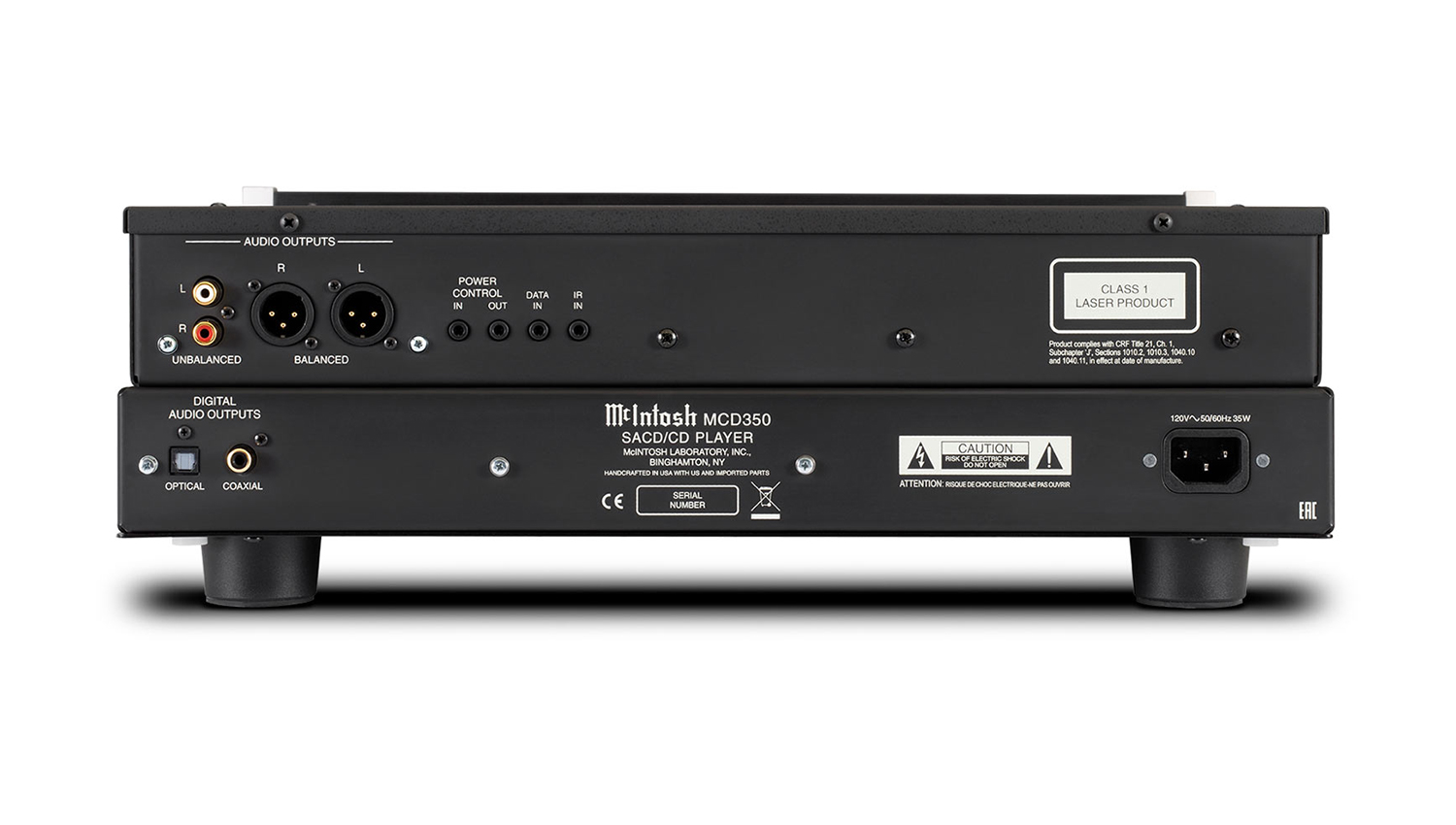 mặt sau Đầu SACD/CD McIntosh MCD350