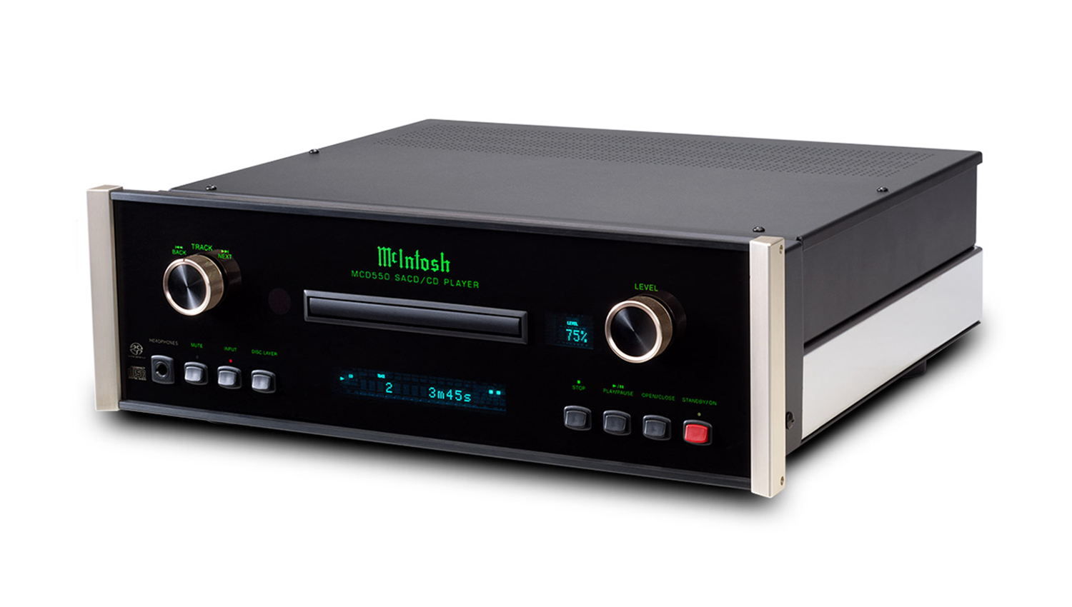 mặt trước Đầu SACD/CD McIntosh MCD550