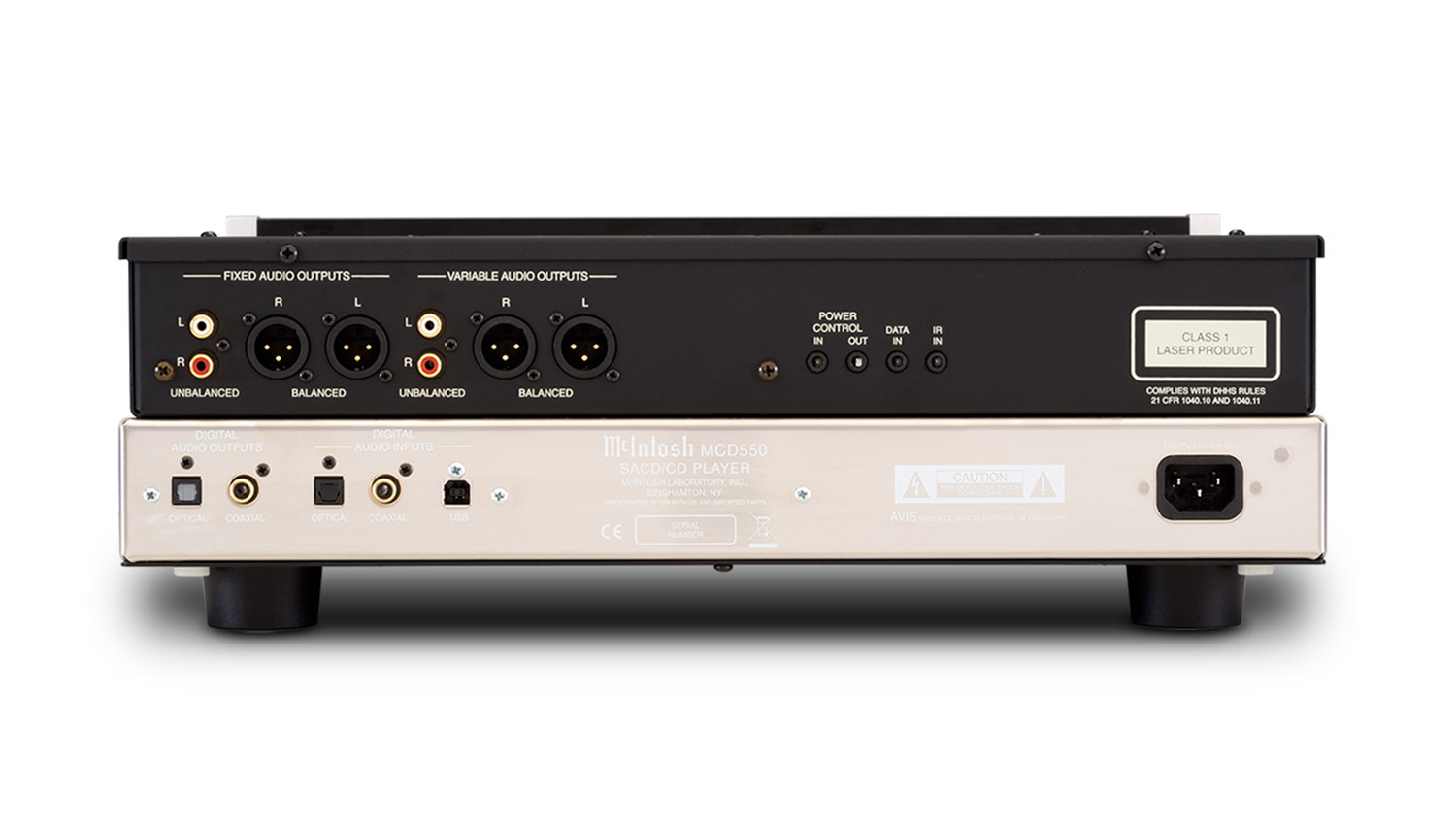 mặt sau Đầu SACD/CD McIntosh MCD550