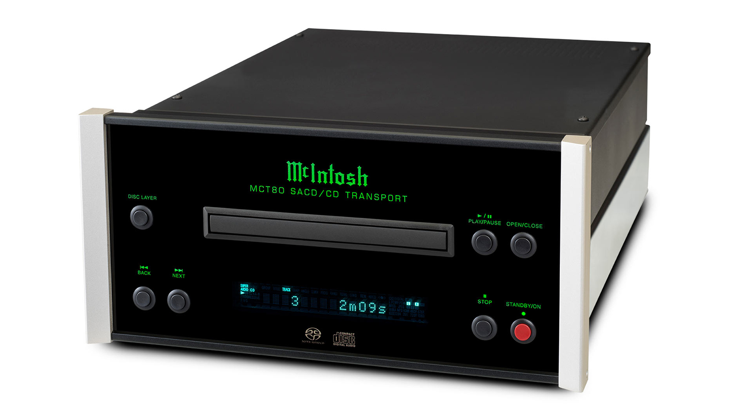 mặt trước Đầu SACD/CD McIntosh MCT80