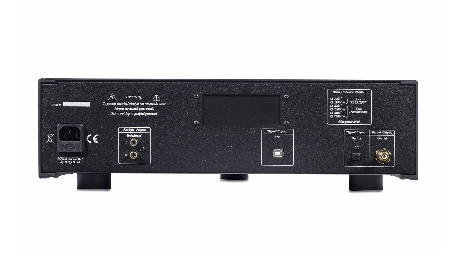 mặt sau Đầu Unison Research Unico CD Uno