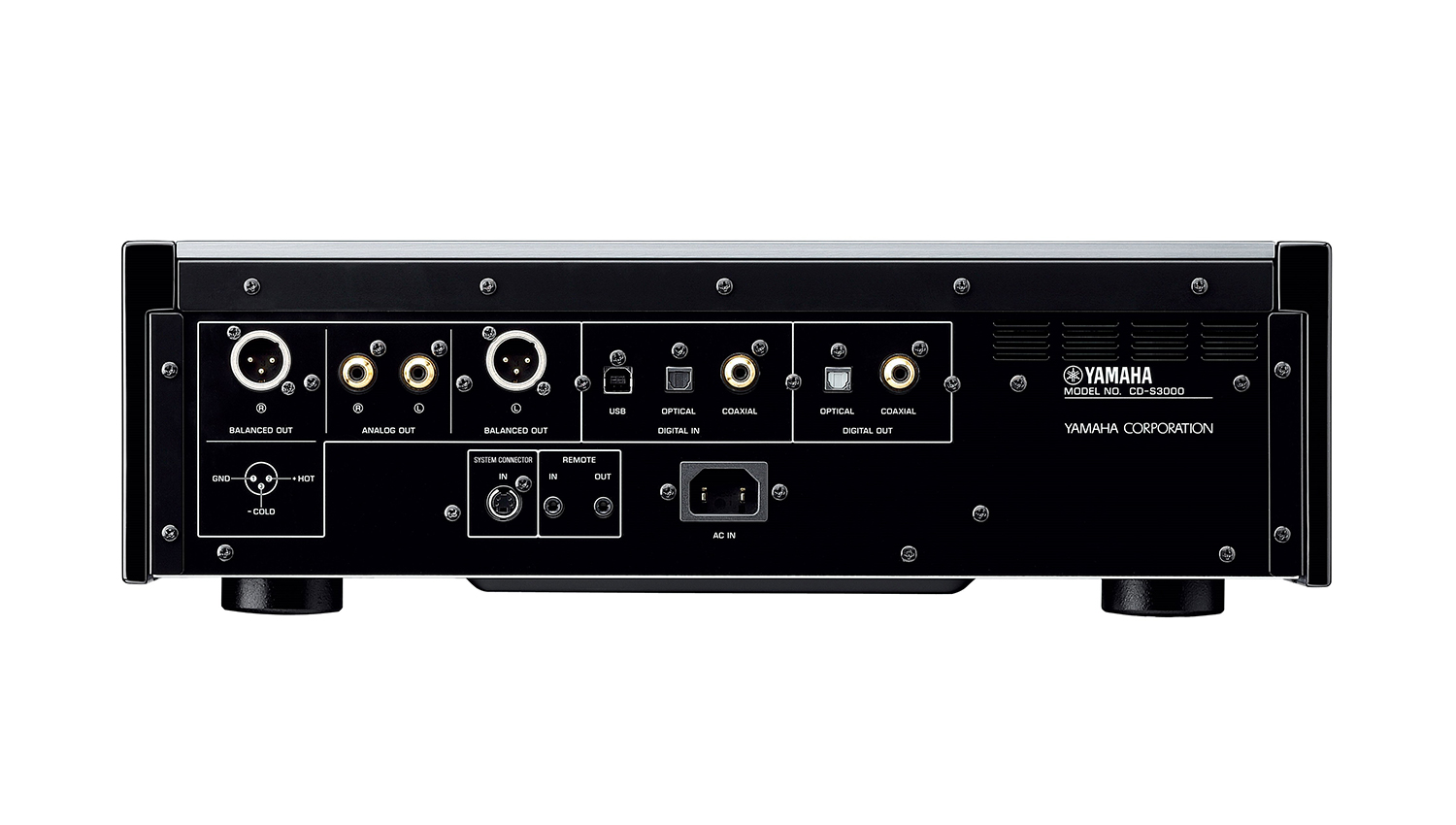 mặt sau Đầu Yamaha CD-S3000