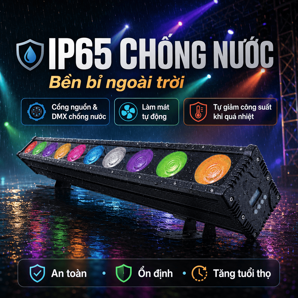 Đ&egrave;n Led COB Pixel Wall Wash VLTG LX-L148