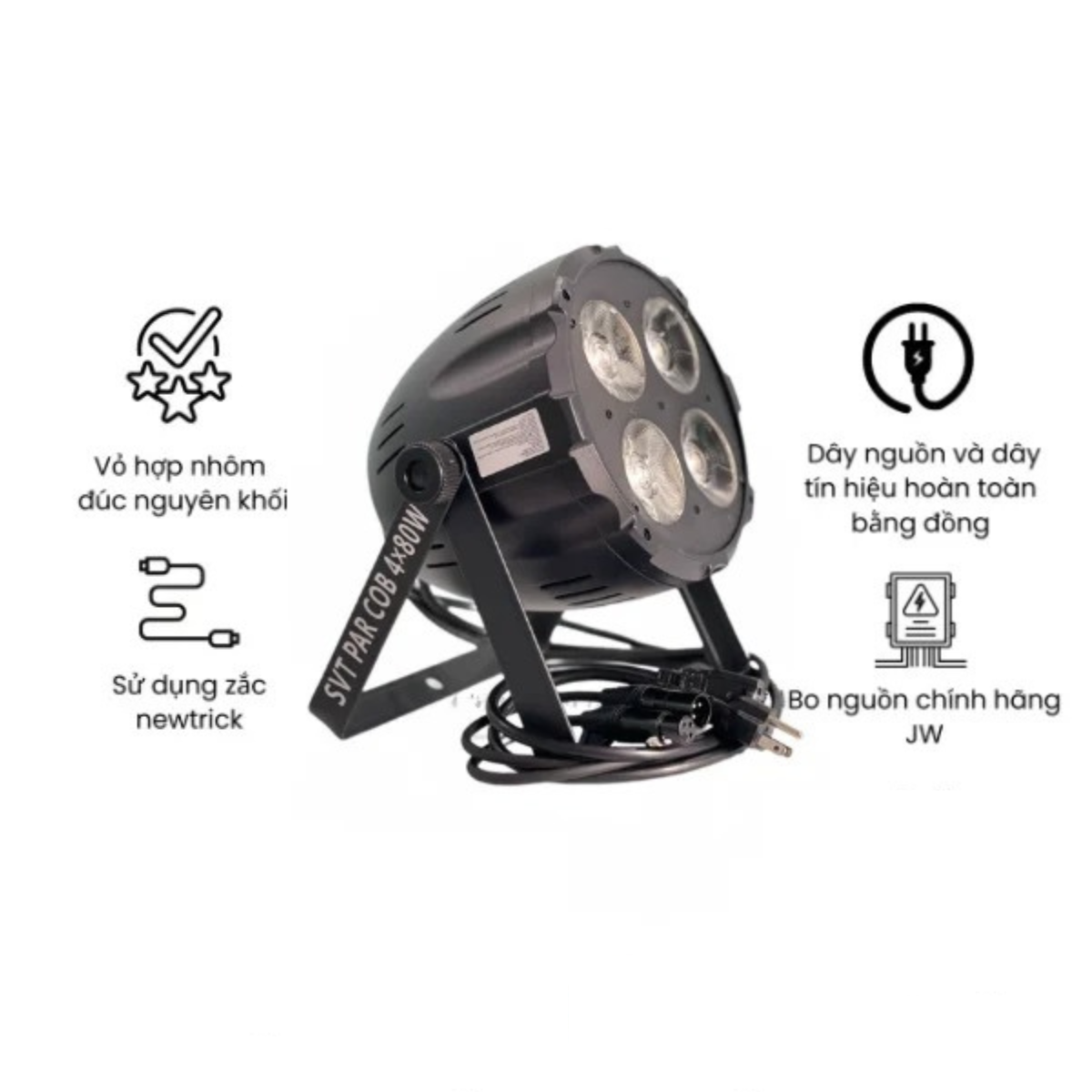 Đèn PAR LED COB 4x80W SVT