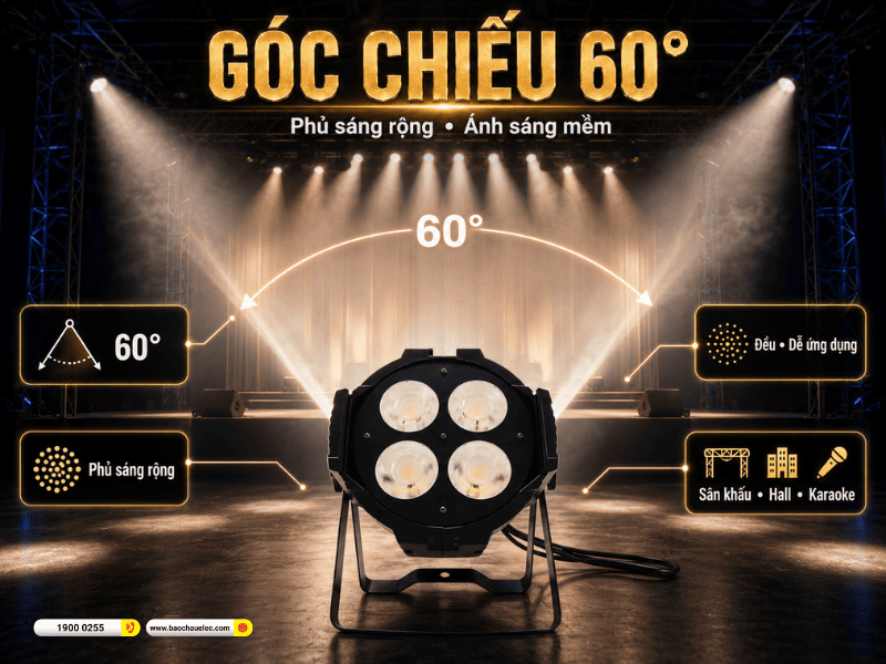 Đ&egrave;n Par Led VLTG LX COB 4x50