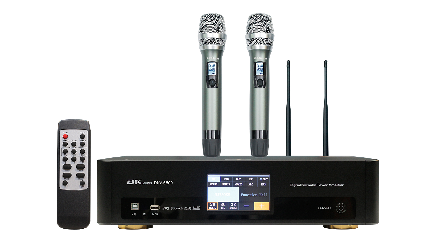 Digital Karaoke Power Amplifier BKSound DKA 6500 màu đen