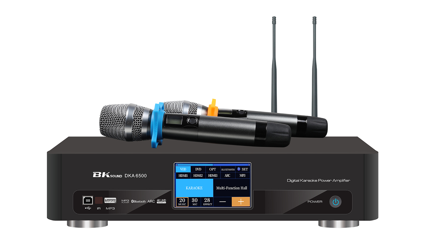 Digital Karaoke Power Amplifier BKSound DKA 6500 màu đen