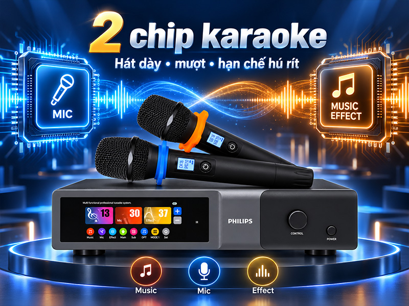 Digital Karaoke Power Amplifier Philips CSS2662/70/250W