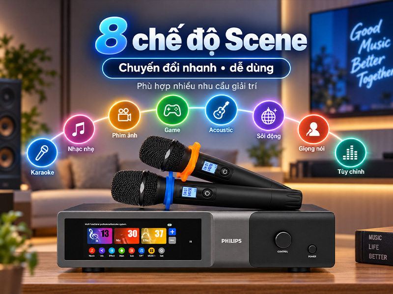 Digital Karaoke Power Amplifier Philips CSS2662/70/250W