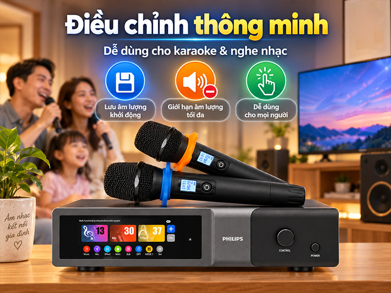 Digital Karaoke Power Amplifier Philips CSS2662/70/250W
