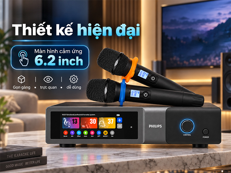 Digital Karaoke Power Amplifier Philips CSS2662/70/250W