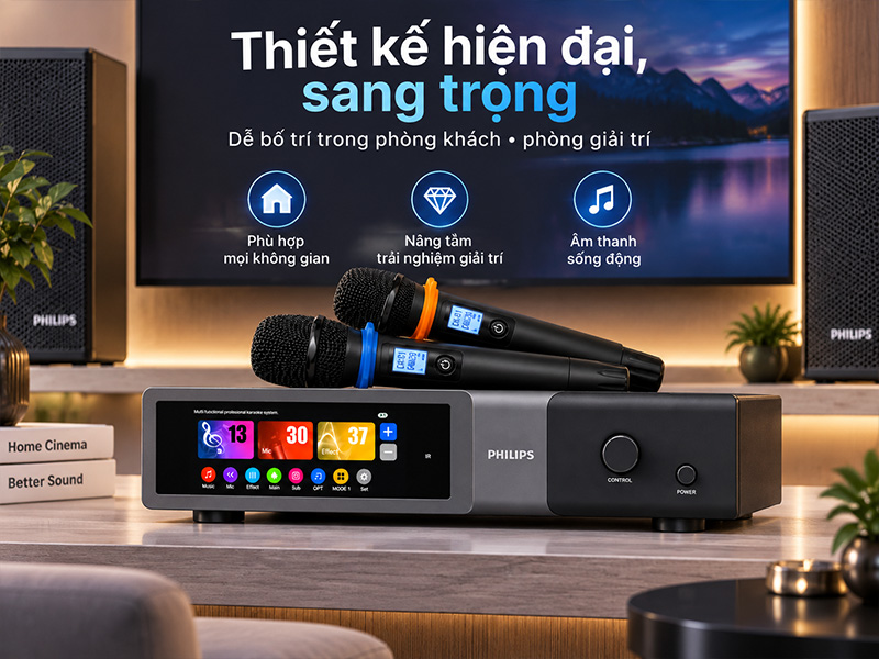 Digital Karaoke Power Amplifier Philips CSS2662/70/750W