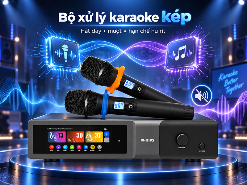 Digital Karaoke Power Amplifier Philips CSS2662/70/750W