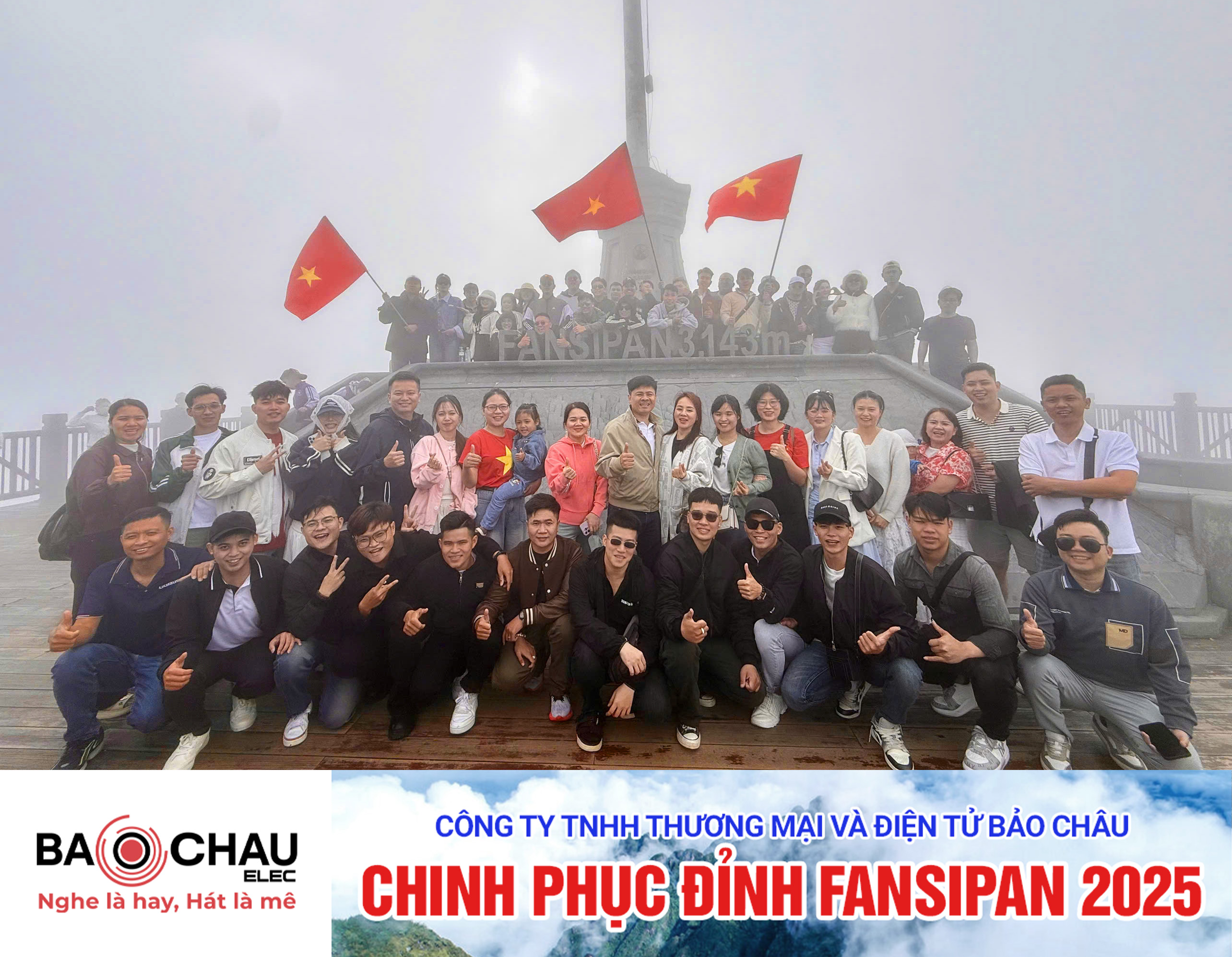 Bảo Ch&acirc;u Elec chinh phục đỉnh Fansipan - H&agrave;nh tr&igrave;nh gắn kết v&agrave; bứt ph&aacute;