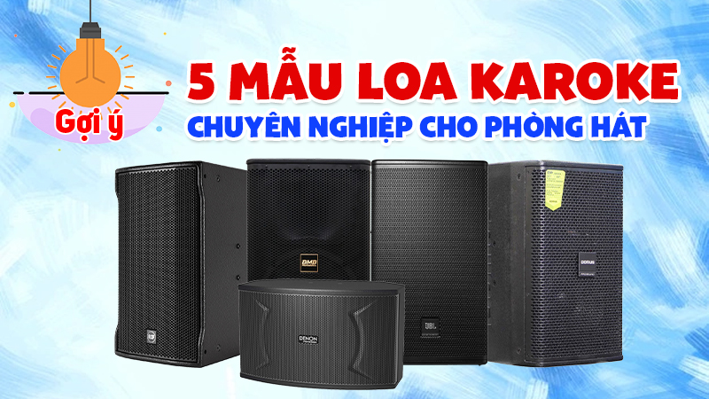 5 Mẫu Loa Karaoke Chuyên Nghiệp Cho Phòng Hát