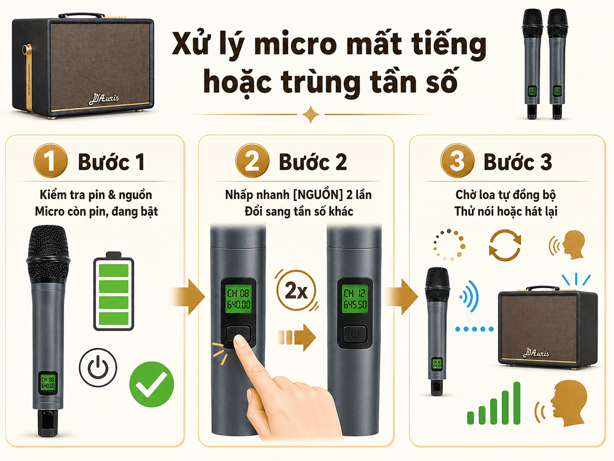 Toàn tập hướng dẫn sử dụng loa Acnos D'Auris 200 chi tiết