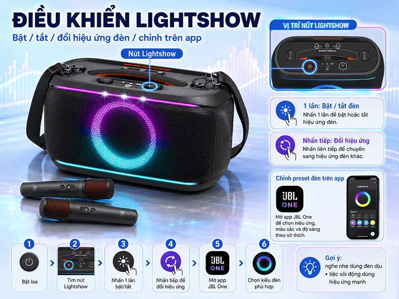loa JBL PartyBox On-The-Go 2 Plus