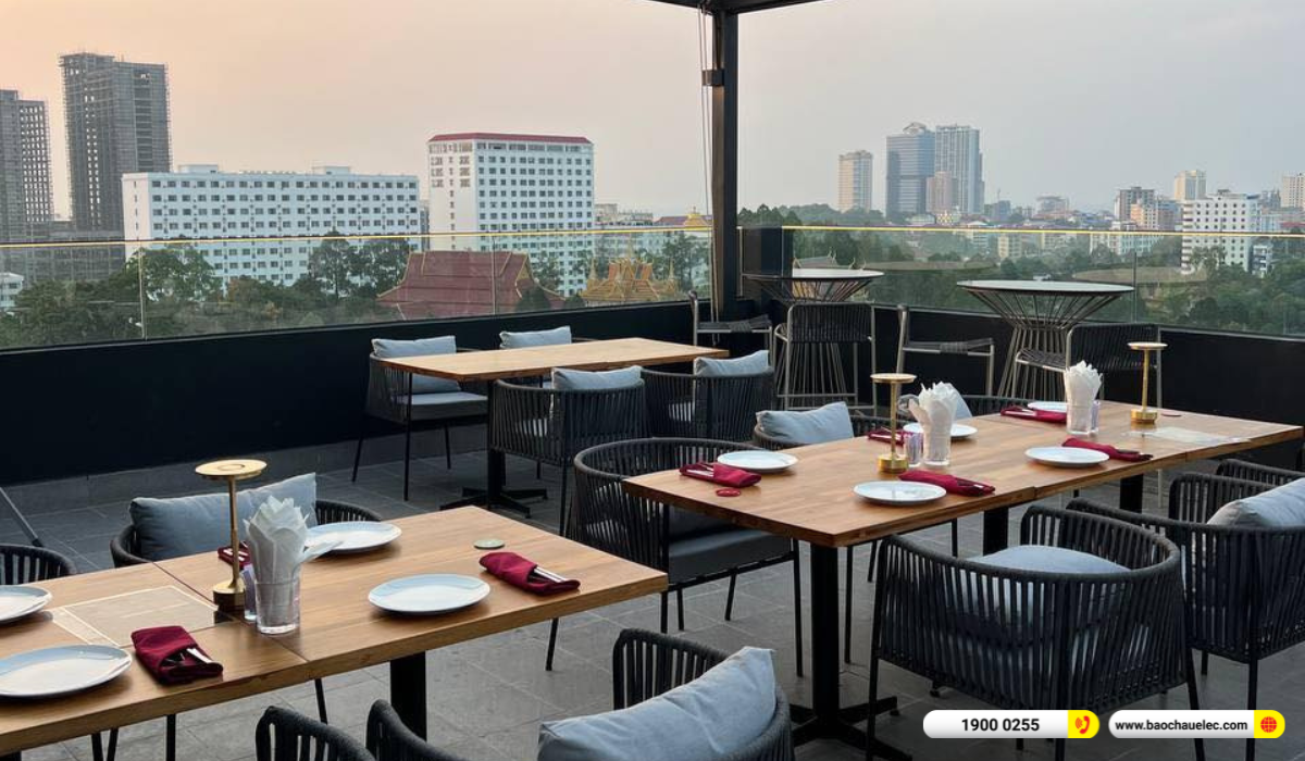 Lắp đặt hệ thống &acirc;m thanh, &aacute;nh s&aacute;ng cho qu&aacute;n Sky Town Lounge