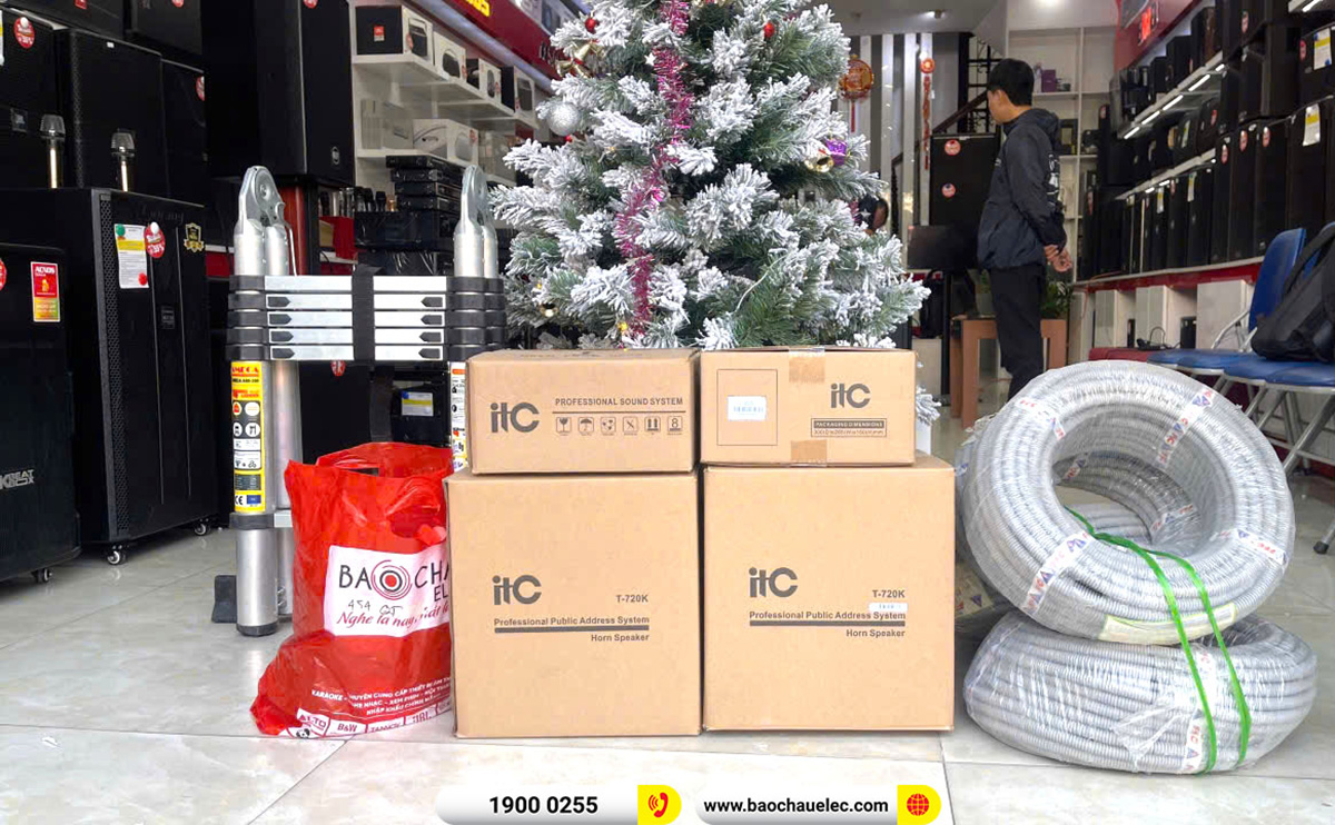 Lắp đặt hệ thống âm thanh thông báo ITC trị giá hơn 21tr cho cầu Thanh Trì tại Hà Nội