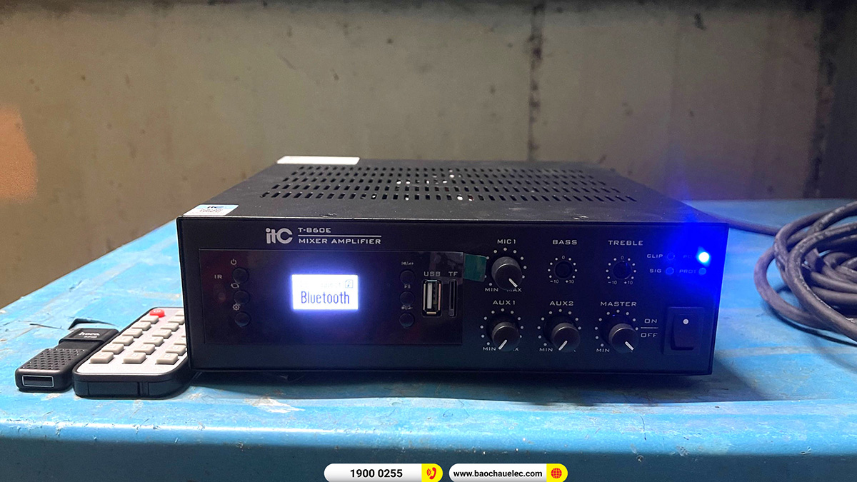 Lắp đặt hệ thống âm thanh thông báo ITC trị giá hơn 21tr cho cầu Thanh Trì tại Hà Nội