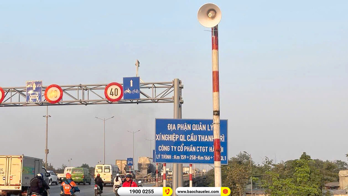 Lắp đặt hệ thống âm thanh thông báo ITC trị giá hơn 21tr cho cầu Thanh Trì tại Hà Nội