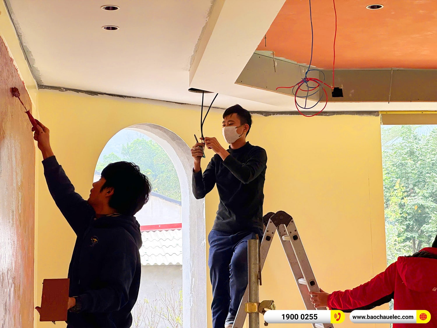 Lắp đặt hệ thống &acirc;m thanh nhạc nền, s&acirc;n vườn RCF cho Biệt thự tại Ba V&igrave; &ndash; H&agrave; Nội 