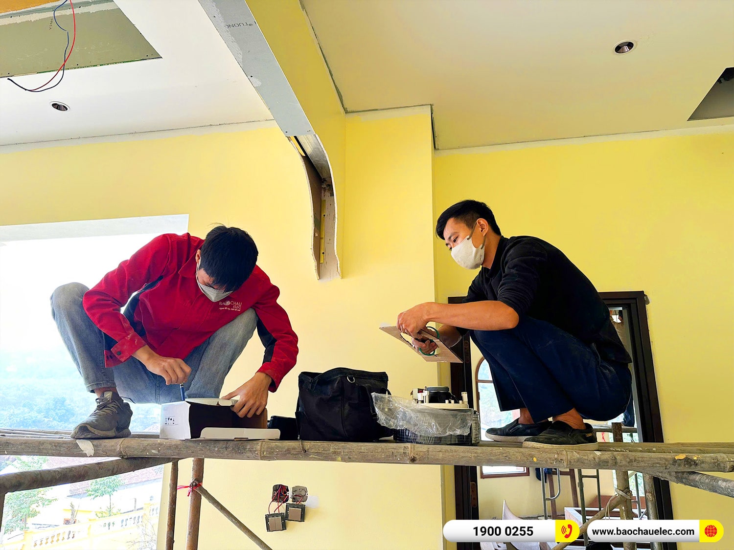 Lắp đặt hệ thống &acirc;m thanh nhạc nền, s&acirc;n vườn RCF cho Biệt thự tại Ba V&igrave; &ndash; H&agrave; Nội