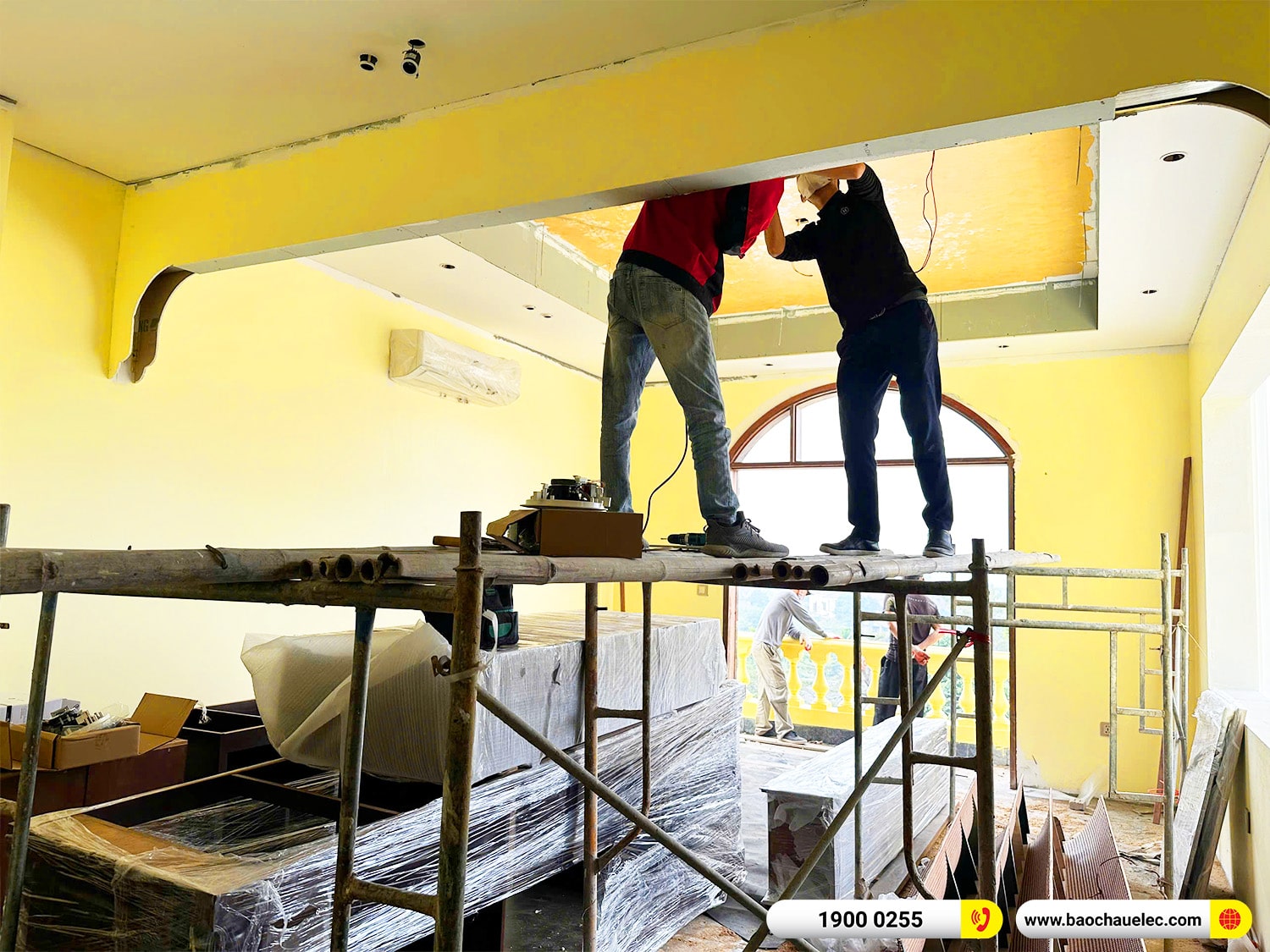 Lắp đặt hệ thống &acirc;m thanh nhạc nền, s&acirc;n vườn RCF cho Biệt thự tại Ba V&igrave; &ndash; H&agrave; Nội