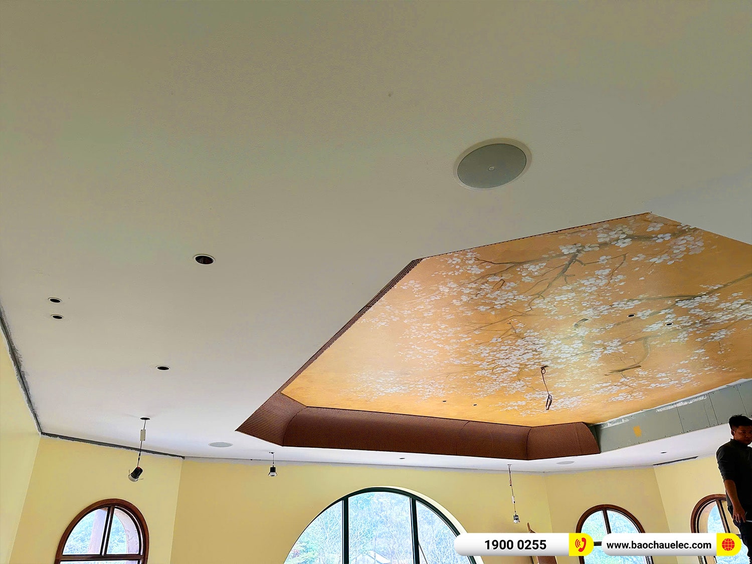 Lắp đặt hệ thống &acirc;m thanh nhạc nền, s&acirc;n vườn RCF cho Biệt thự tại Ba V&igrave; &ndash; H&agrave; Nội
