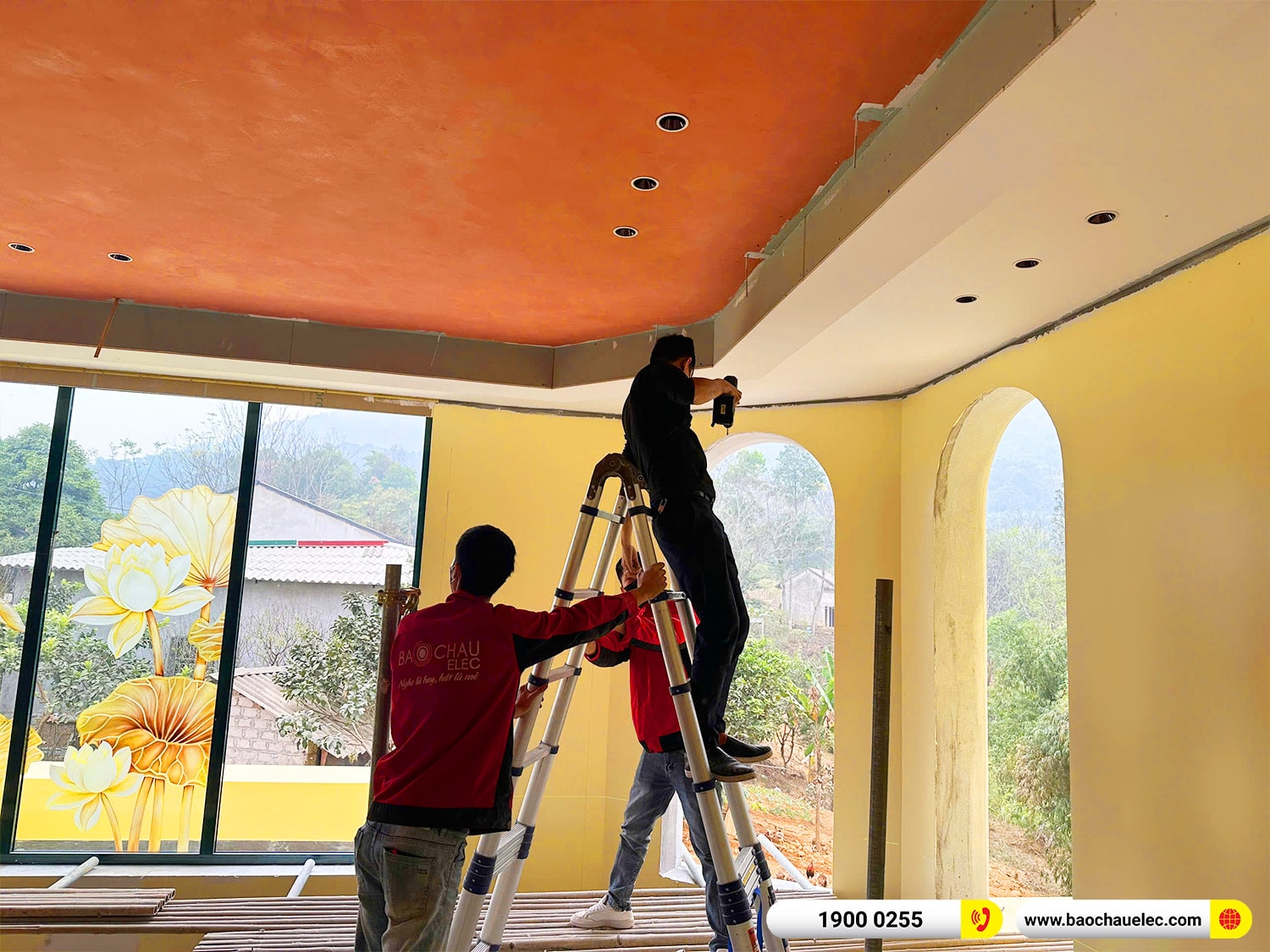 Lắp đặt hệ thống &acirc;m thanh nhạc nền, s&acirc;n vườn RCF cho Biệt thự tại Ba V&igrave; &ndash; H&agrave; Nội