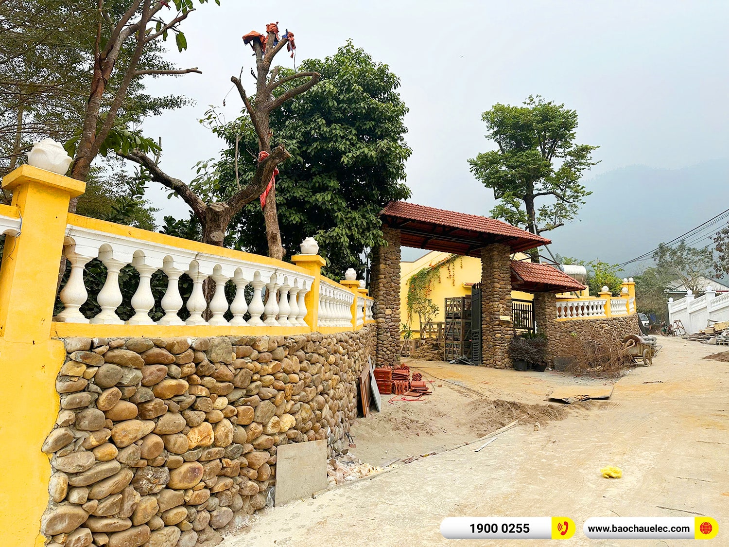 Lắp đặt hệ thống &acirc;m thanh nhạc nền, s&acirc;n vườn RCF cho Biệt thự tại Ba V&igrave; &ndash; H&agrave; Nội