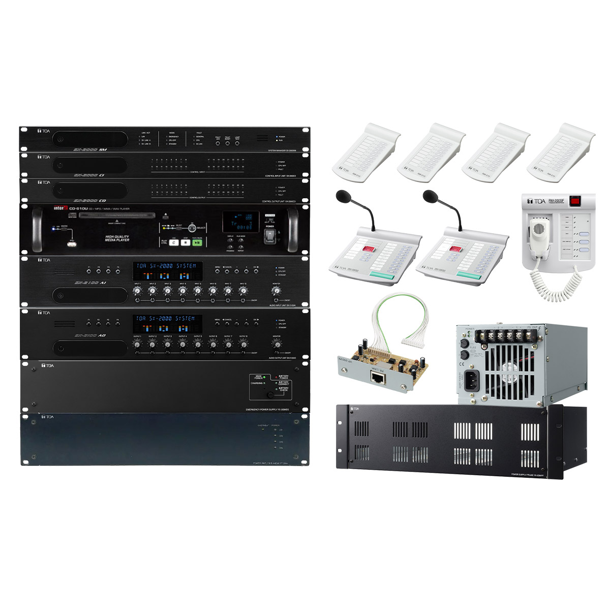 Hệ thống âm thanh thông báo TOA SX2000