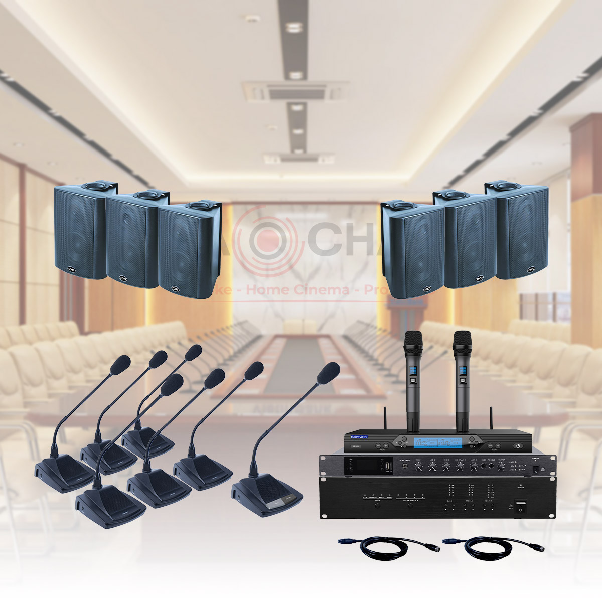 Hệ thống &Acirc;m thanh th&ocirc;ng b&aacute;o hội thảo hội nghị ph&ograve;ng họp 04