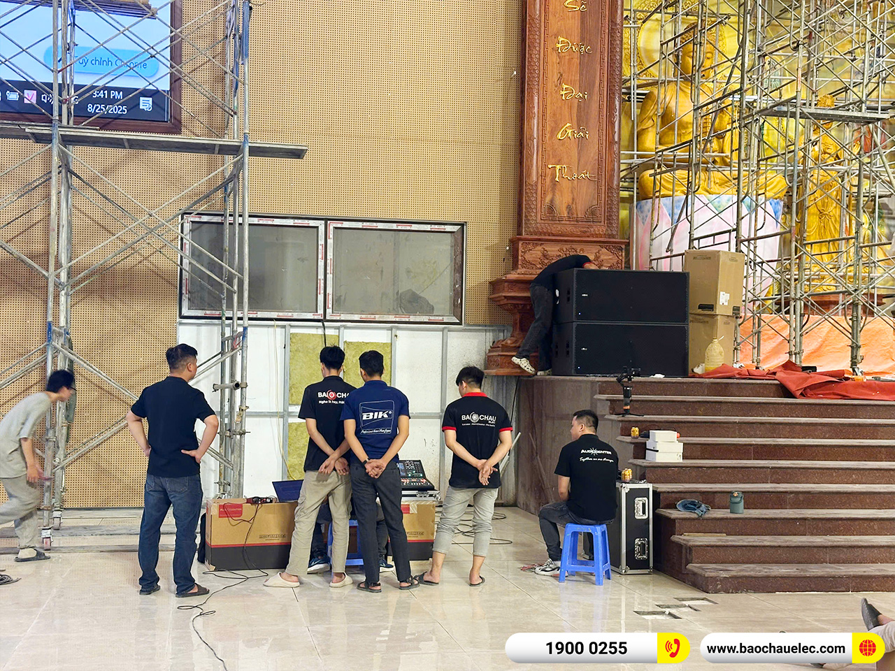 Hệ thống Line Array Audiocenter Avanda 210A hơn 1 tỷ cho Ch&ugrave;a Khai Nguy&ecirc;n tại H&agrave; Nội 