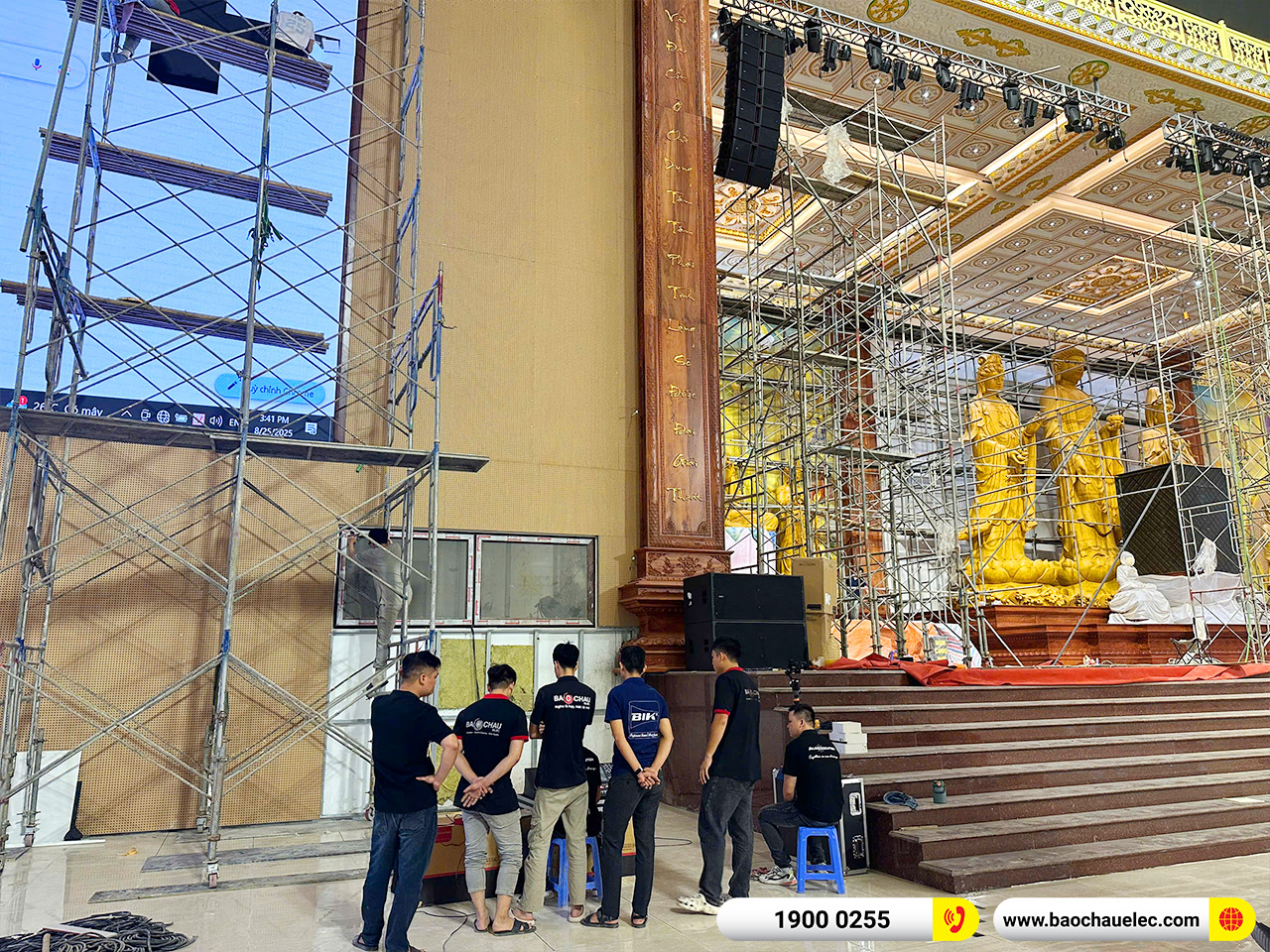 Hệ thống Line Array Audiocenter Avanda 210A hơn 1 tỷ cho Ch&ugrave;a Khai Nguy&ecirc;n tại H&agrave; Nội 