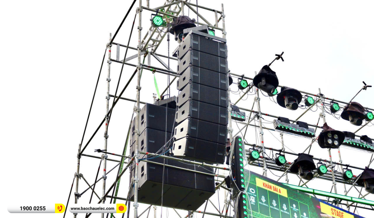 Lắp đặt hệ thống line Array dBTchnologies Vio L1610 cho sự kiện Celadon City By Gamuda Land