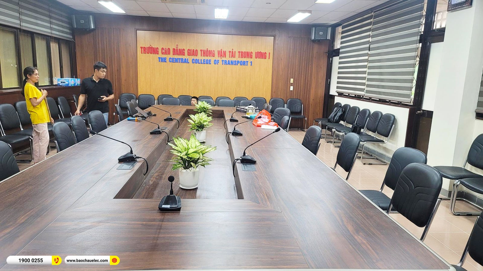 d&agrave;n &acirc;m thanh hội trường cho Trường CĐ Giao th&ocirc;ng Vận tải TW1 tại H&agrave; Nội