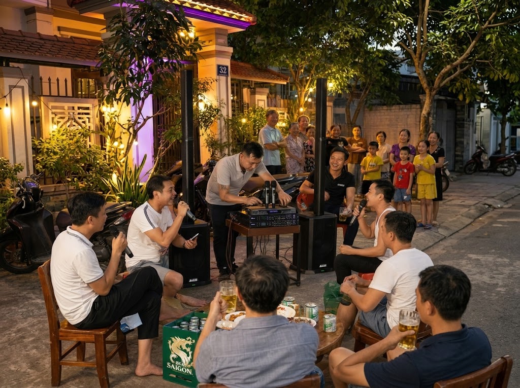 Hối hận khi mua d&agrave;n karaoke liền c&ocirc;ng suất 