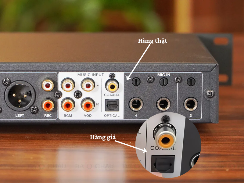 Hướng dẫn ph&acirc;n biệt thật giả vang số JBL VX8