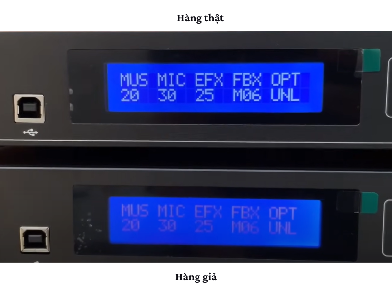 Hướng dẫn ph&acirc;n biệt thật giả vang số JBL VX8